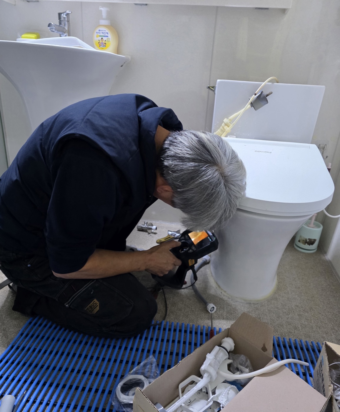 배관 누수탐지 작업